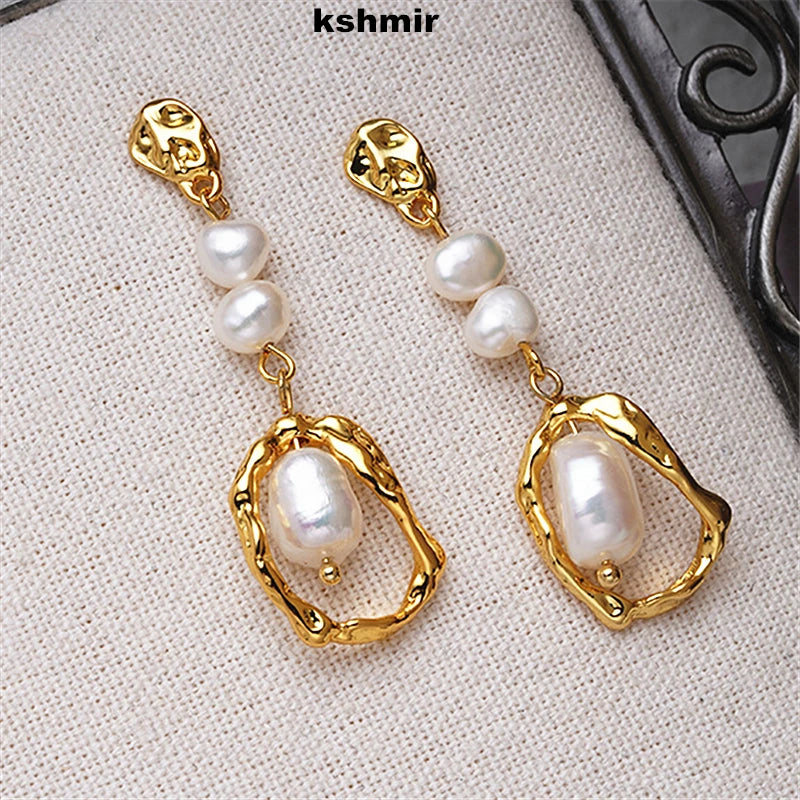 Luxury Natural Pearl Earrings