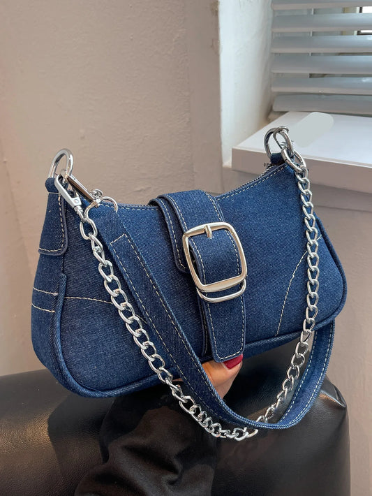Jeans Chain Shoulder Bag