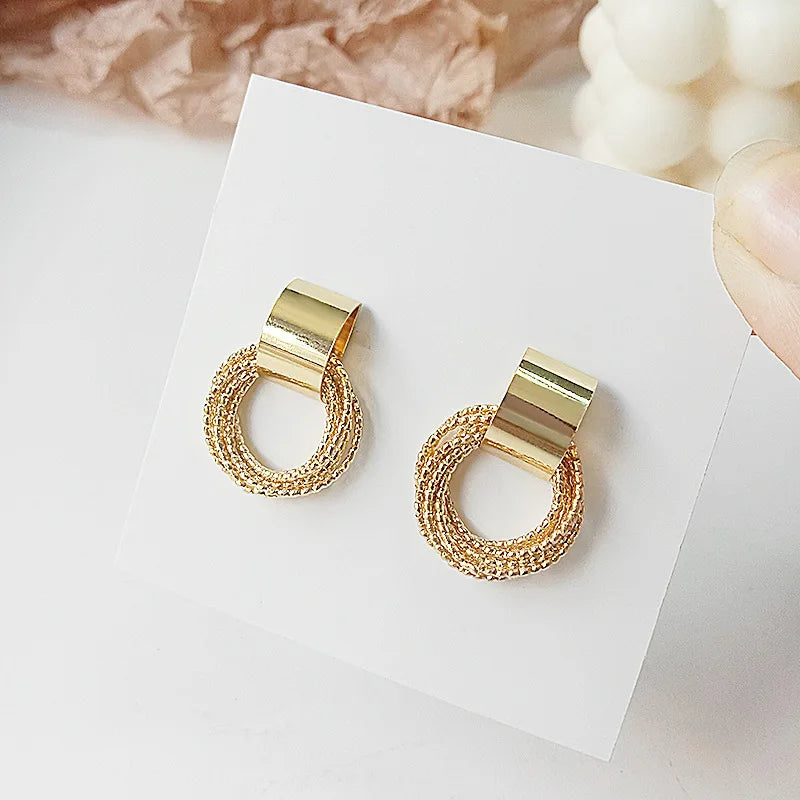 Retro Silver/Gold Earrings